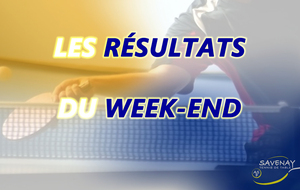 Résultats des championnats jeunes et sénior - J1P1